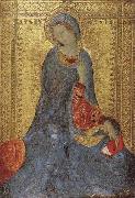 Simone Martini Virgin Annunciate painting